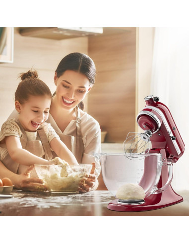 Tazón de Vidrio KitchenAid 5 Cuartos con Marcas de Medición