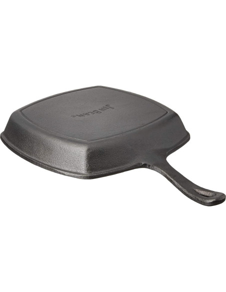 Sartén Cuadrada de Hierro Fundido Jim Beam 26.67 cm Pre Sazonada