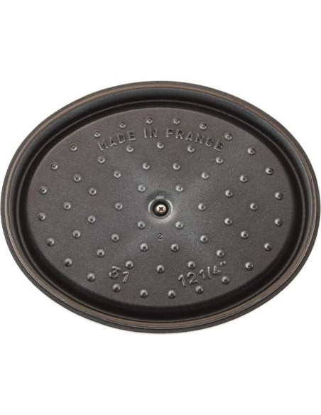 Cocotte de Hierro Fundido STAUB 5.75 qt Blanca para Guisos