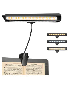 Luz de Atril Recargable Glovion con 19 LEDs y 3 Brillos