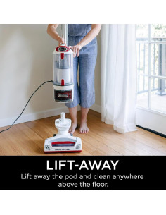 Aspiradora Vertical Shark Lift-Away NV501 2 en 1 Rojo HEPA 2