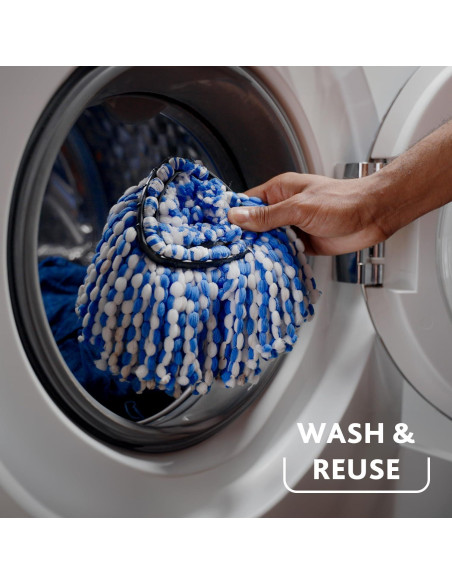 Sistema de Limpieza de Suelos O-Cedar EasyWring RinseClean con 4 Reemplazos