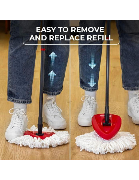 Mopa de Microfibra O-Cedar Easy Wring con Cubo y 3 Recambios