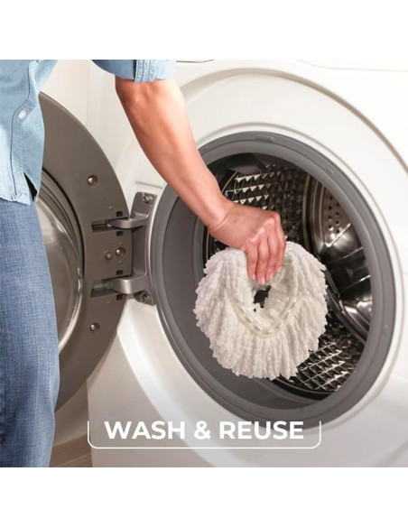 Mopa de Microfibra O-Cedar Easy Wring con Cubo y 3 Recambios