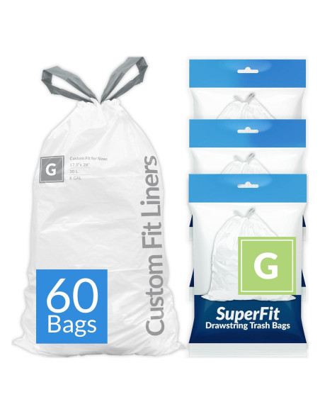 Bolsas de Basura Reli. SuperFit Cód. G 60 Unidades 30L