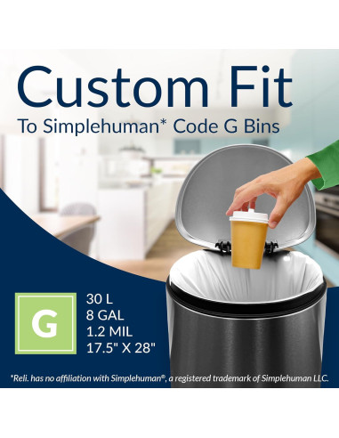 Bolsas de Basura Reli. SuperFit Cód. G 60 Unidades 30L