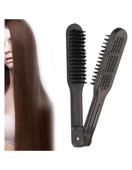 Cepillo Alisador Antiestático Doble Cara Yosoo 22.9x4.5cm