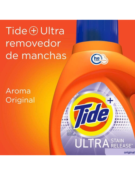 Detergente Líquido para Ropa Tide Plus Ultra 1.30L Aroma Original