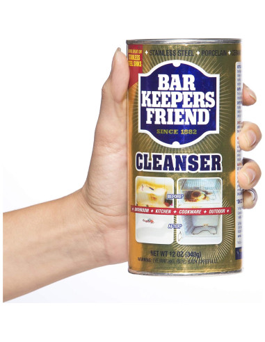 Limpiador en polvo Bar Keepers Friend 340 g - Paquete de 4