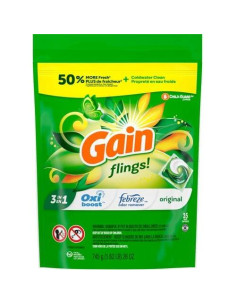 Gain Flings Detergente para Ropa Original 35 Pacs 2