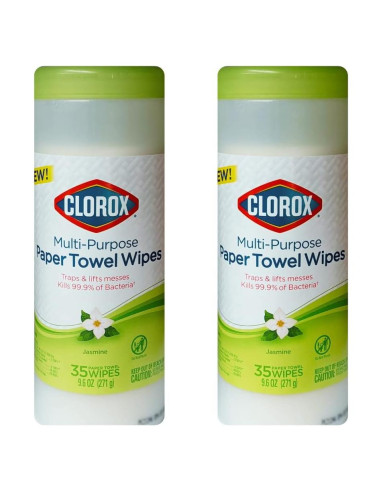 Toallitas de papel multiusos Clorox aroma jazmín 35 unidades