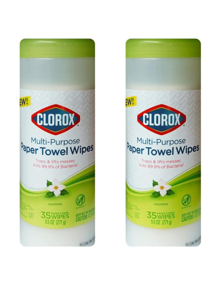 Toallitas de papel multiusos Clorox aroma jazmín 35 unidades