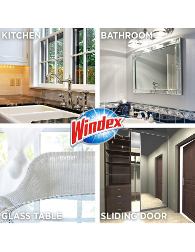 Toallitas de limpieza Windex para vidrio y superficies 28 unidades
