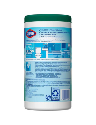 Toallitas Desinfectantes Clorox Aroma Fresco 75 Unidades