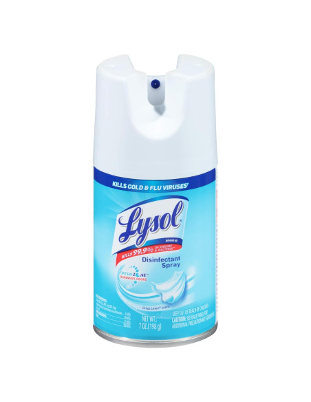 Spray Desinfectante Lysol 198 g Lino Fresco 12 unidades
