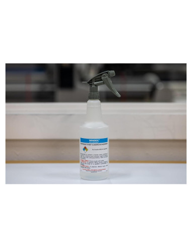 Botellas de Spray Preetiquetadas GHS HCL 24oz (0.71 L) Vacías