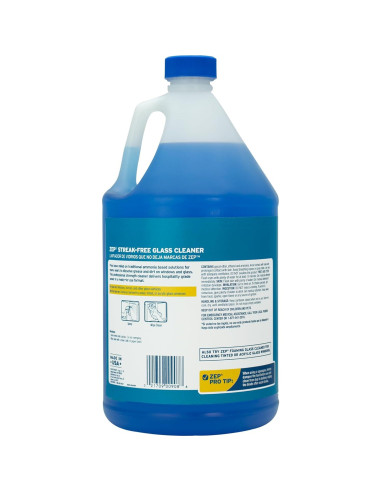 Limpiador de Vidrios Zep Sin Rayas - 3.78 L (Pack de 4)