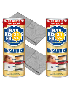 Paquete de Limpieza Bar-Keeper's Friend 737 ml + 595 g + 2 Paños