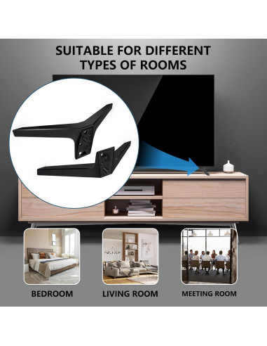 Patas de TV WISINY Reemplazo para LG 49 50 55 Pulgadas