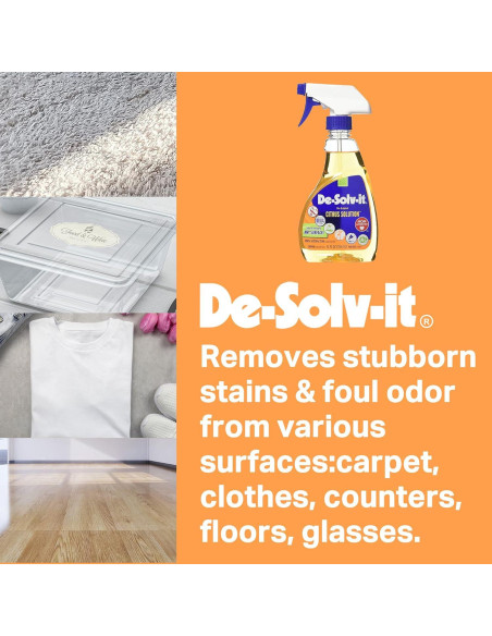 Removedor de Olores y Manchas De-Solv-It 6 Paquetes 12.6 oz