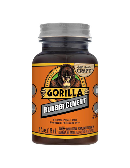 Cemento de Caucho Gorilla 105779 118ml - Paquete de 6