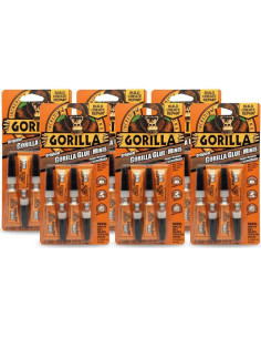 Pegamento Gorilla Four 3g Original Glue Mini Tubes 6-Pack 2