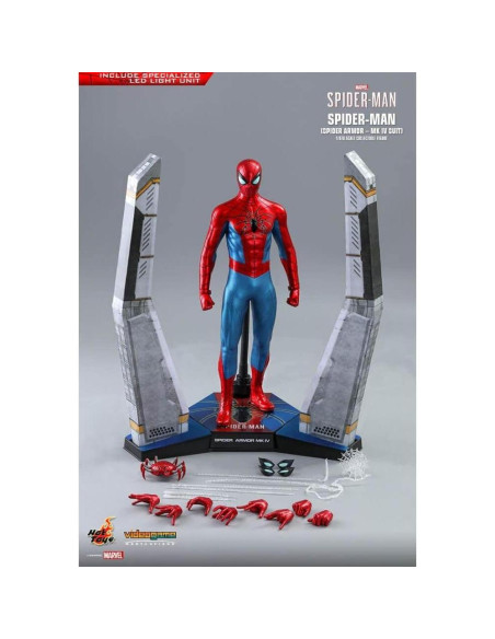 Figura de Acción Hot Toys Spider-Man Armadura MK IV 30 cm Figura de Acción Hot Toys Spider-Man Armadura MK IV 30 cm