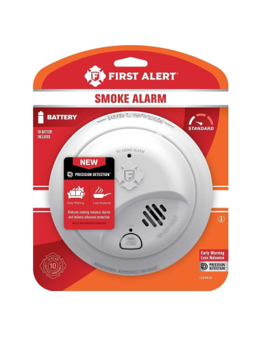 Alarma de Humo a Batería First Alert SMI100RV 10 Años Garantía