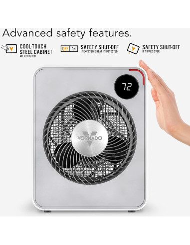 Calefactor Vornado VMH500 Eléctrico con Control Remoto y Clima Automático