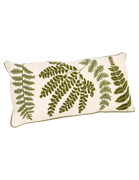 Almohada Lumbar Algodón Creative Co-Op 81x36 cm Bordado Helechos