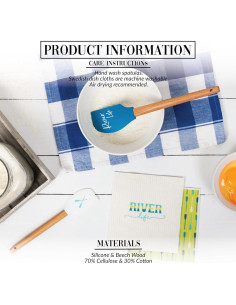 Set de Cocina Pavilion Gift - 2 Toallas y 2 Espátulas Vida del Río 2