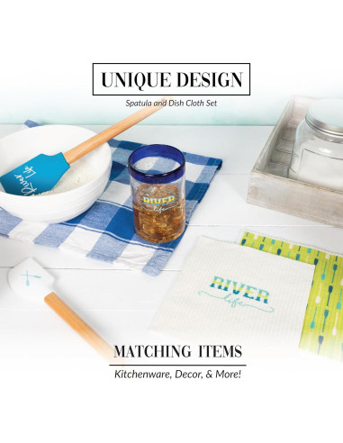Set de Cocina Pavilion Gift - 2 Toallas y 2 Espátulas Vida del Río
