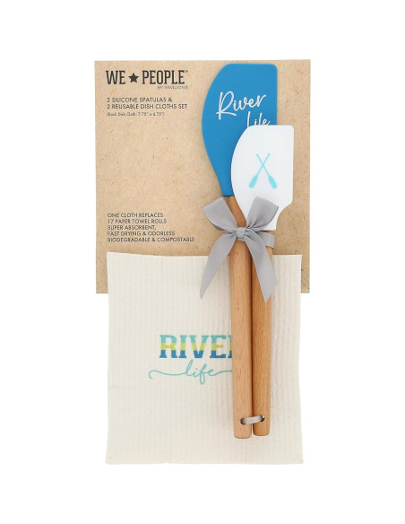 Set de Cocina Pavilion Gift - 2 Toallas y 2 Espátulas Vida del Río