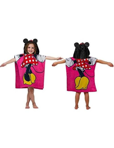Poncho de Toalla con Capucha Minnie Mouse Jay Franco 71x71cm