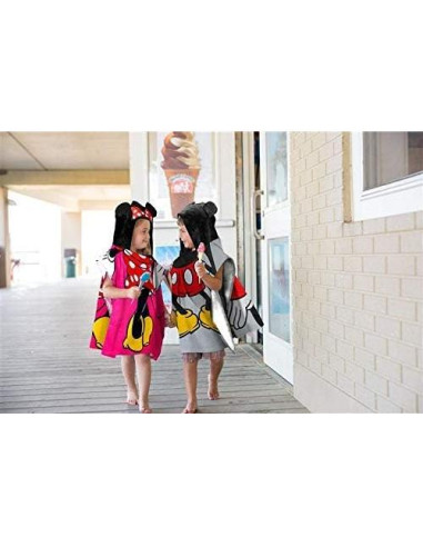 Poncho de Toalla con Capucha Minnie Mouse Jay Franco 71x71cm