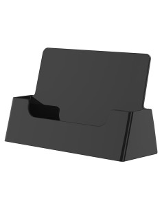 Soporte para Tarjetas de Visita Acrílico Negro - 100 Unidades