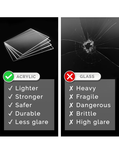 Soporte para Tarjetas de Visita Acrílico Negro - 100 Unidades