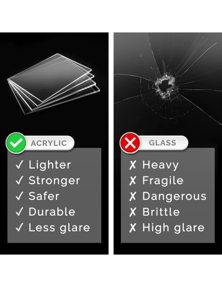 Soporte para Tarjetas de Visita Acrílico Negro - 100 Unidades