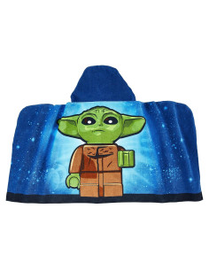 Toalla con Capucha Franco Lego Mandaloriano 61x127 cm Algodón
