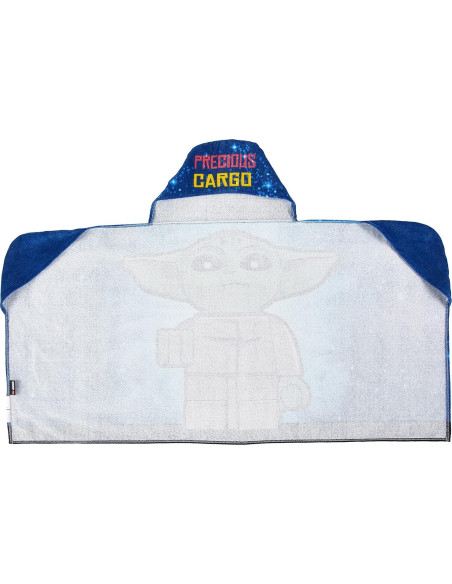 Toalla con Capucha Franco Lego Mandaloriano 61x127 cm Algodón