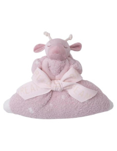 Barefoot Dreams Giraffe Lovey Rosa Polvoriento Mini Manta Suave