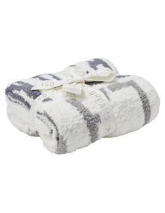 Manta de Cochecito Barefoot Dreams CozyChic Pearl Multi