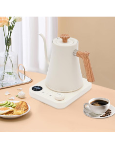 Hervidor eléctrico Treliamd blanco 1200W cuello de ganso 2