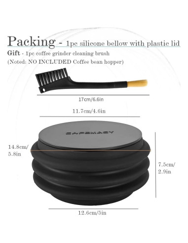 Campana de Silicona para Café CAFEMASY - Compatible con Molinillos