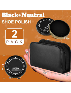 Kit de Cuidado de Zapatos Loopeer 11 Piezas con Cepillo 2