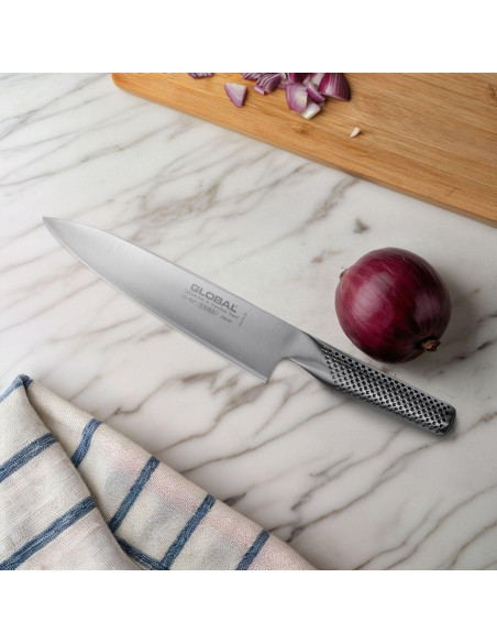 Conjunto de cuchillos de chef Global 3 piezas acero forjado