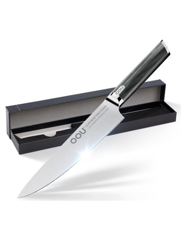 Cuchillo de Chef OOU 20.32 cm Acero Alemán 1.4116 Ultra Afilado