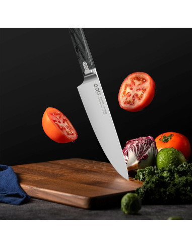 Cuchillo de Chef OOU 20.32 cm Acero Alemán 1.4116 Ultra Afilado