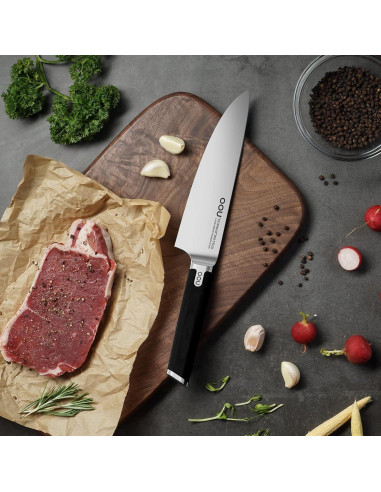 Cuchillo de Chef OOU 20.32 cm Acero Alemán 1.4116 Ultra Afilado