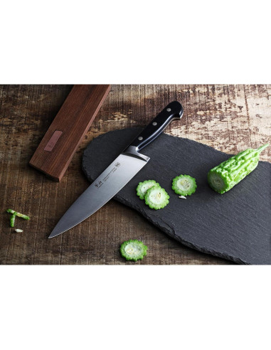 Cuchillo de Chef Cangshan TV2 20.3 cm Acero Sueco 14C28N